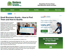 Tablet Screenshot of businessgrants.org